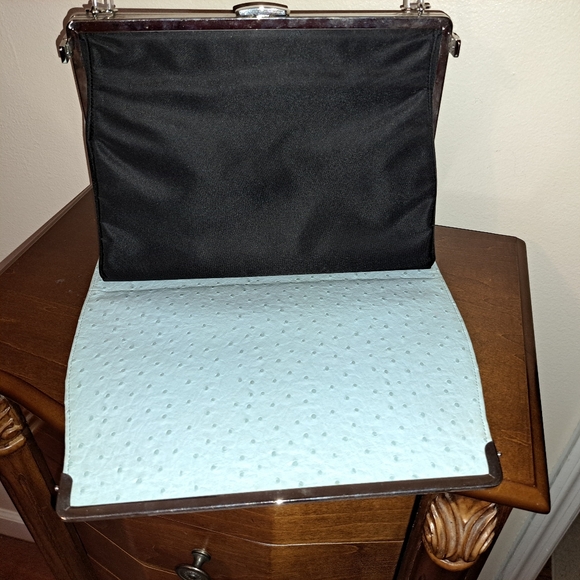 Vi Tage, 1950s, Elegant Blue/Brown Or Black Handbag - Picture 4 of 12